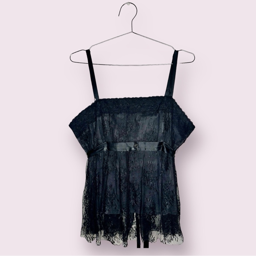 Y2K TRIPP NYC lace corset style milk maid top